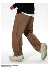 men streetwear fashion loose casual wide leg techwear cargo pants track trousers women harem trousers joggers sweatpants unique joggers style 943