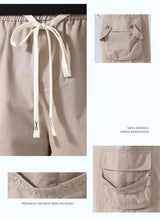 summer mens cargo shorts 2024 new outdoor multi pocket basketball casual loose work pants male drawstring y2k bermuda hombre unique cargo style 35
