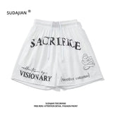2024 mens basketball shorts sports short pants summer mesh breathable sweatpants high street shorts quick drying gym shorts unique joggers style 4271