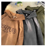 Autumn And Winter Coats For Men American Trendy Brand Loose Suede Swea