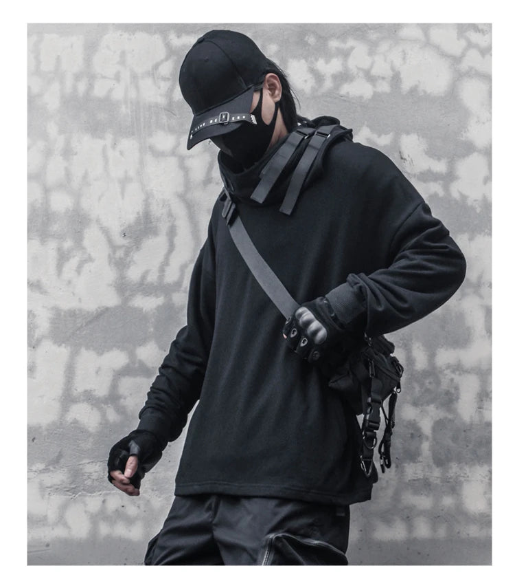 Y2K oversized shirt featuring hip hop hoodies pullover hooded sweatshirts harajuku gothic streetwear skateboard new casual long sleeve loose tops men hoodies