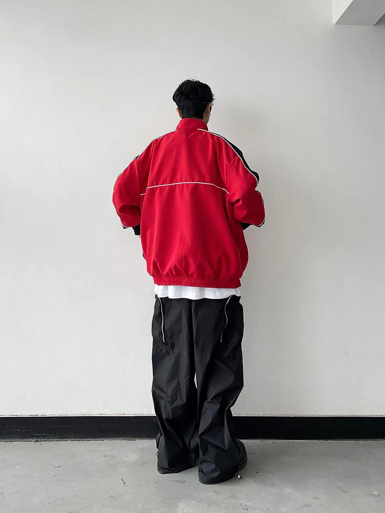 leather varsity jacket, fall winter fit, for men, fall streetwear outfit, oversized style, layered fashion, modern aesthetic, graphic detail