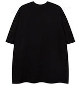 Anime Oversized shirt – Men Short Sleeve T Shirts Shadow Graphic Letter Print Tshirt