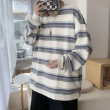 Trapwear Tribal flame – 2023 Spring New Fashion Striped Long Sleeved Comfortable Cas