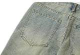 streetwear mens zipper jeans solid color patchwork straight jeans summer casual hip hop denim pants high street loose trousers unique jeans style 3512