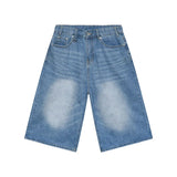 men summer streetwear fashion loose casual wide leg denim calf length jeans pants male vintage jeans baggy hosen pants unique jeans style 1517