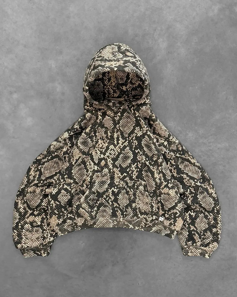 harajuku new y2k tracksuit men hip hop oversized hoodies 2 piece set retro snake pattern sweatshirts clothes for men streetwear unique default style 320