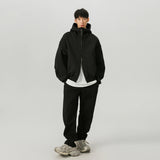 men sport sets hood coat pant streetwear loose casual hoody short sweatshirt jacket trouser women hoodie sweatpant tracksuit sporty tapered joggers