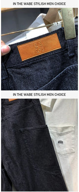 men denim streetwear fashion brand hip hop loose casual wide leg cargo harem jeans pant cityboy y2k baggy jeans trousers unique cargo style 1904