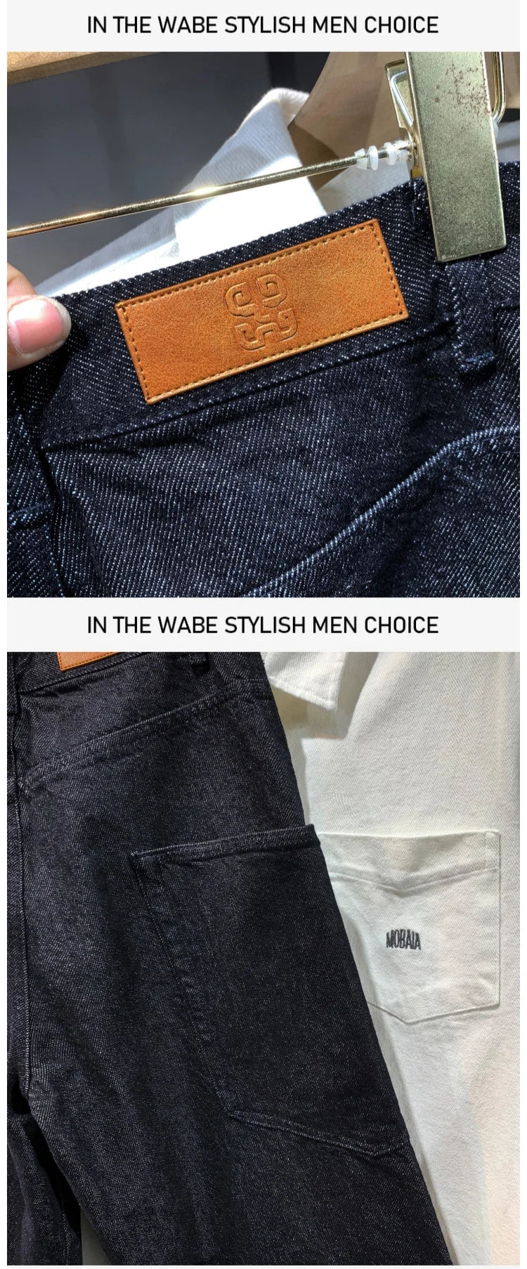 men denim streetwear fashion brand hip hop loose casual wide leg cargo harem jeans pant cityboy y2k baggy jeans trousers unique cargo style 1904
