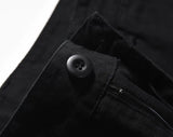 american streetwear zipper cargo straight trousers two different wearing washed detachable multi pocket mens balck tactical pant unique cargo style 1845