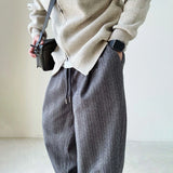 mens pants thick woolen casual pants autumn streetwear fashion personality versatile trend comfort wide leg pants mens clothing unique default style 176
