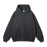 sadcore chrome print featuring oversized zip up hoodies kanye autumn and winter double zippered men cardigan hoody streetwear hooded casual female sweatshirt