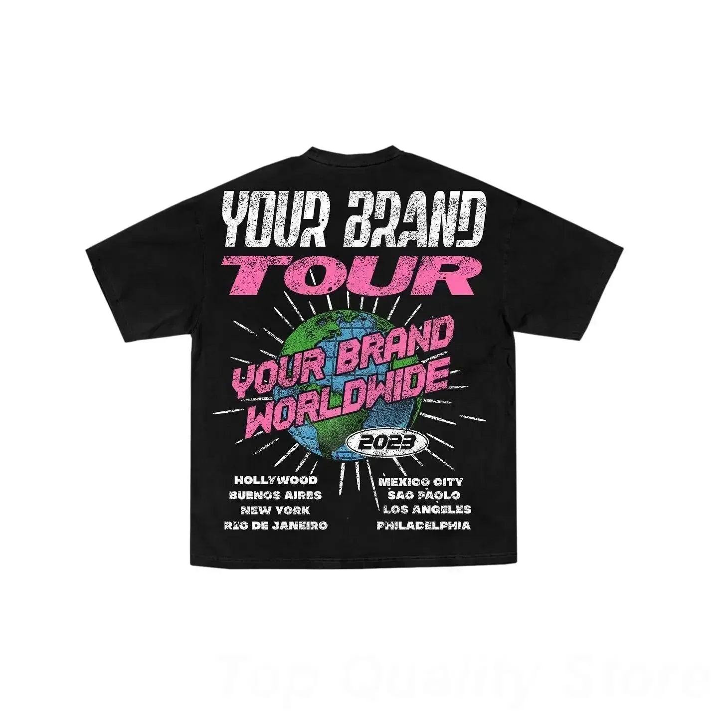 Glitchcore Design – American Letter Print Graphic T Shirts Vintage New – Edgy Streetwear for All Genders