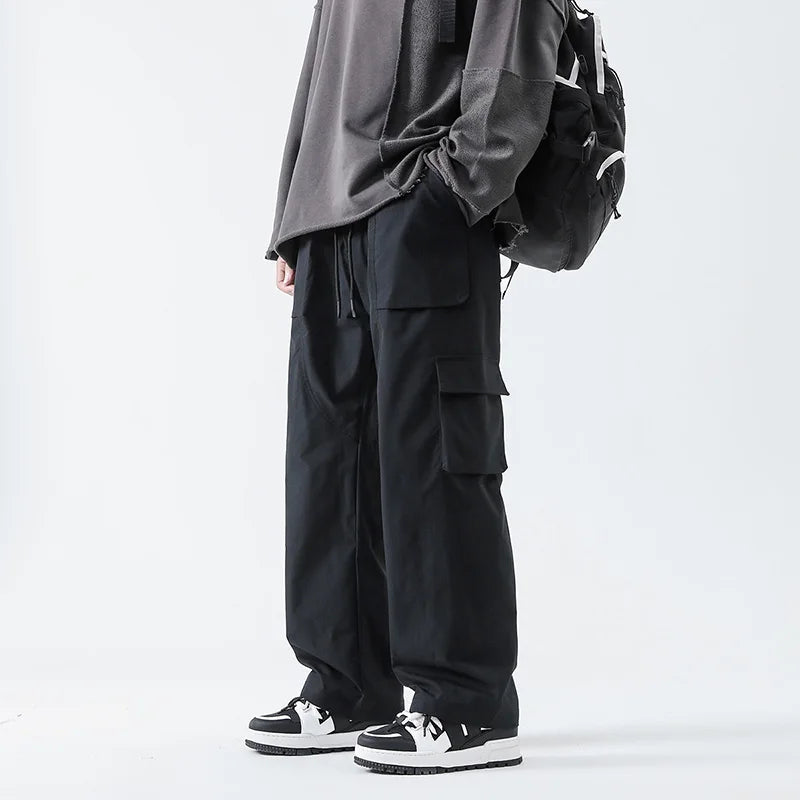 mens black pants hip hop streetwear fashion jogger harem trousers man casual sweatpants male pants big size 5xl unique joggers style 1265