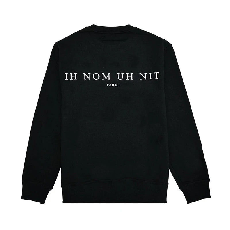 Black Rice White Ih Nom Uh Nit Hoodies Gold Necklace Masked Men Printi