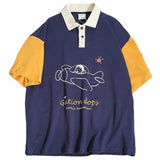 Harajuku Melting smiley – 2024 Summer New Trendy Men And Women Polo Short Sleeved Coup