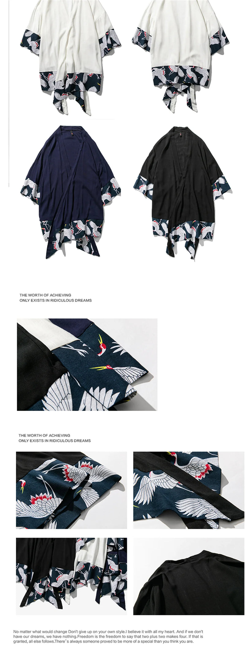 Japanese Kimono Cardigan Men Summer New Haori Samurai Kimonos Karate Streetwear Shirt Kimono Japones Mens Haori Yukata