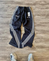 2024 european and american gothic punk fashion striped casual pants men y2k harajuku retro letter print oversized trousers women unique default style 3523