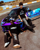 Trapwear Graphic tee – European And American New Racing Letter Printed Oversized Sh