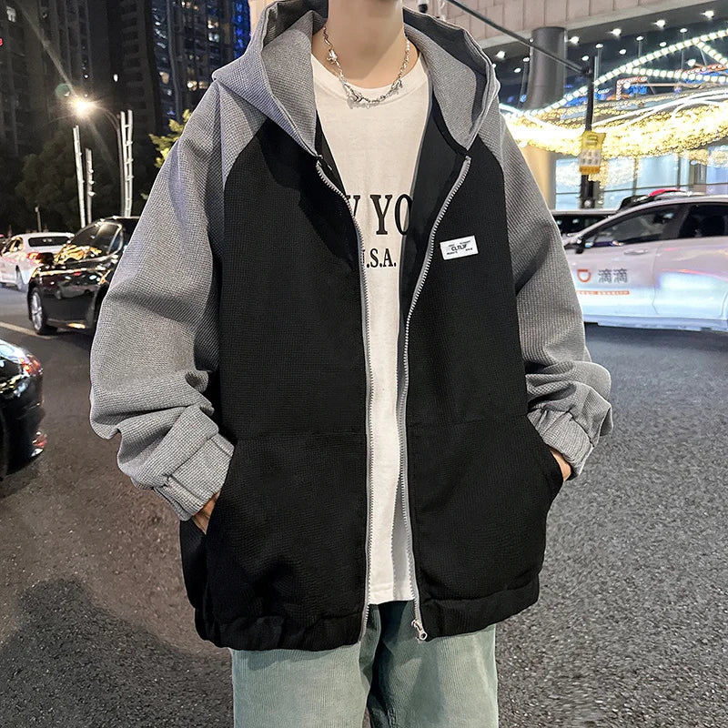 Skate culture hoodie with graffiti street art