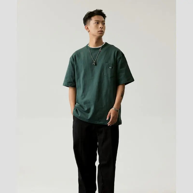 Harajuku Crying angel – Korean Version 2024 Summer Men T Shirt Short Sleeved Cotton
