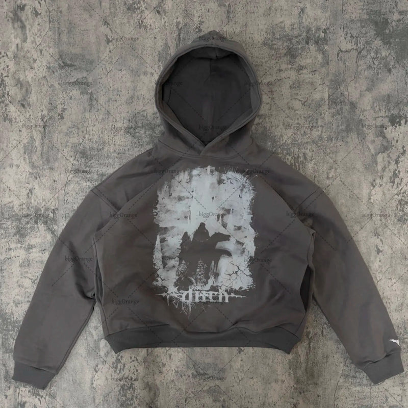 graphic fire hoodie with soft construction and layered fit, streetwear essential style, street fashion menswear trend for sea