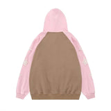 Chicvoy Women Hoodie Y2K Scrawl Graphic Harajuka Sudaderas Grunge Pull
