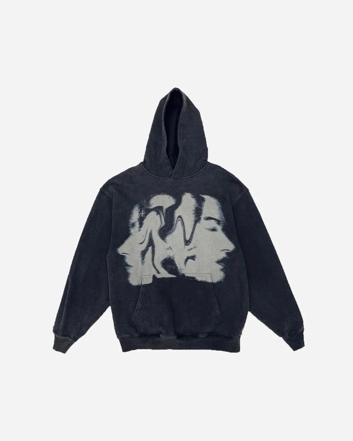 Y2K Womens Clothing Sweatshirt Pullover Print Dark High Street Oversize