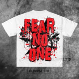 Skatecore Streetwear Tee – Tag Font Graphic with Flame Accent
