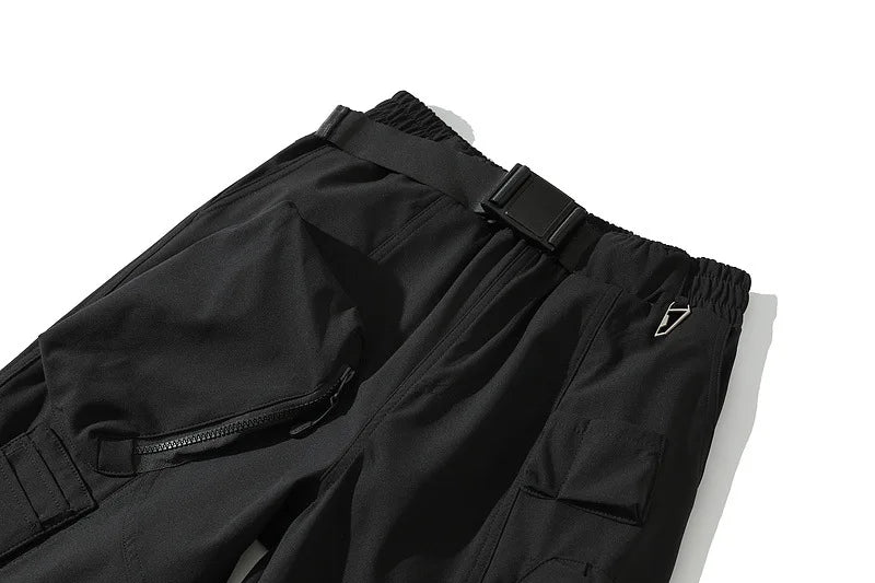high new luxury men 2023 under my car zip up comfortable nylon workwear parkour tactical function casual pants sports cargo 484 unique cargo style 935