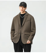 grunge winter jacket, layered citywear - comfortable cotton fit with bold prints