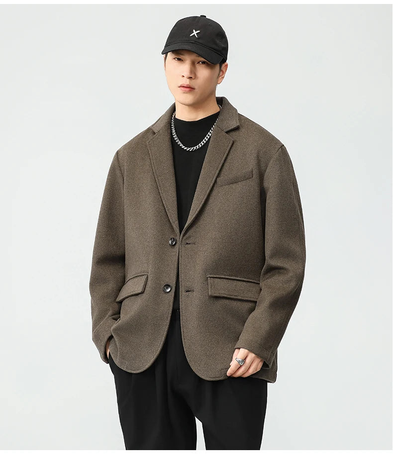 grunge winter jacket, layered citywear - comfortable cotton fit with bold prints