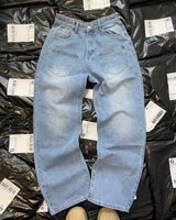 new streetwear jeans for men cherry blossom pattern y2k baggy jeans men harajuku punk straight casual low rise denim trousers vintage washed jeans