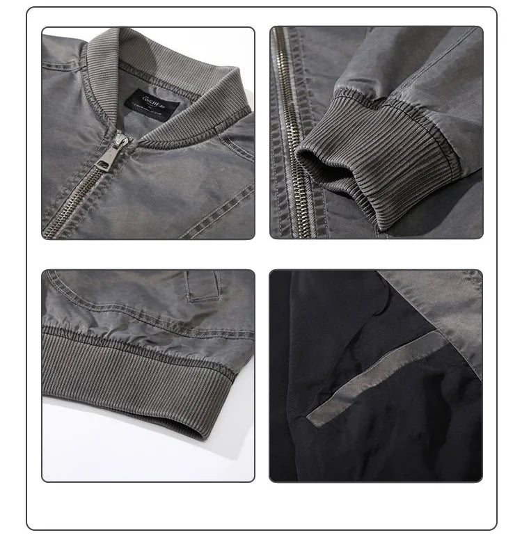 leather varsity coat, fall fit essential - aesthetic hip hop inspired casual wear