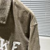 Vintage nan urban oversized high fashion hooded