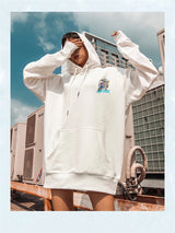 Funny Vacation Bear Graphic Printed Hoodies For Men Streetwear Hip Hop