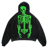 Woman Y2K Clothing Hoodies Printed Pattern Pullover Sweatshirt Streetw