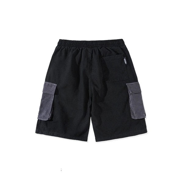rainbowtouches 2022 men shorts vintage tidal trend casual shorts splicing pants tooling high street comfortable loose men shorts summer street shorts