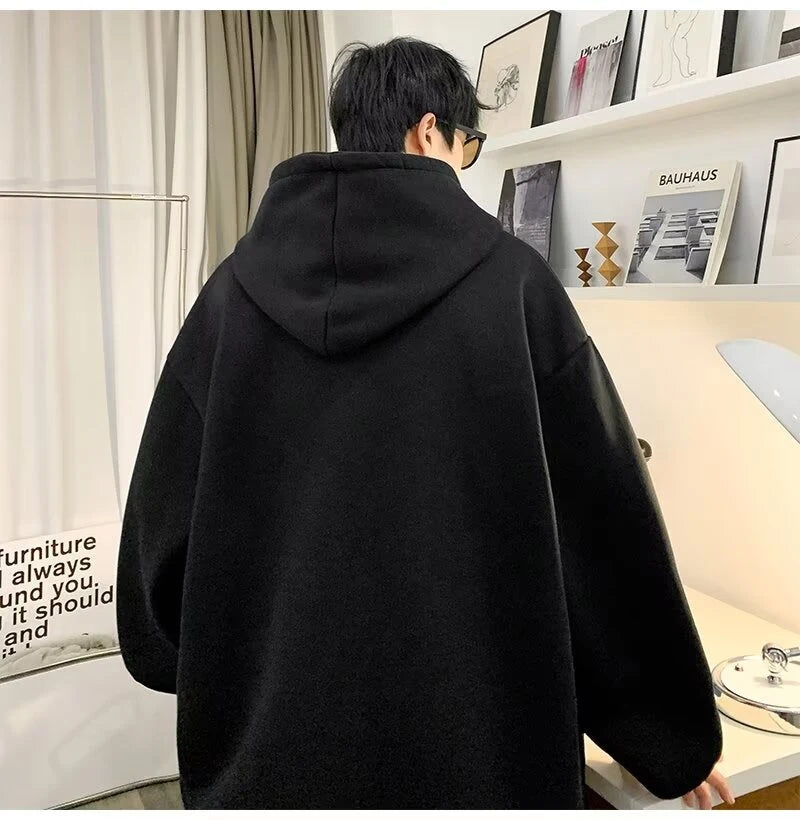 2024 New China Dragon Graphic Hoodies Men Hip Hop Streetwear Hoodie
