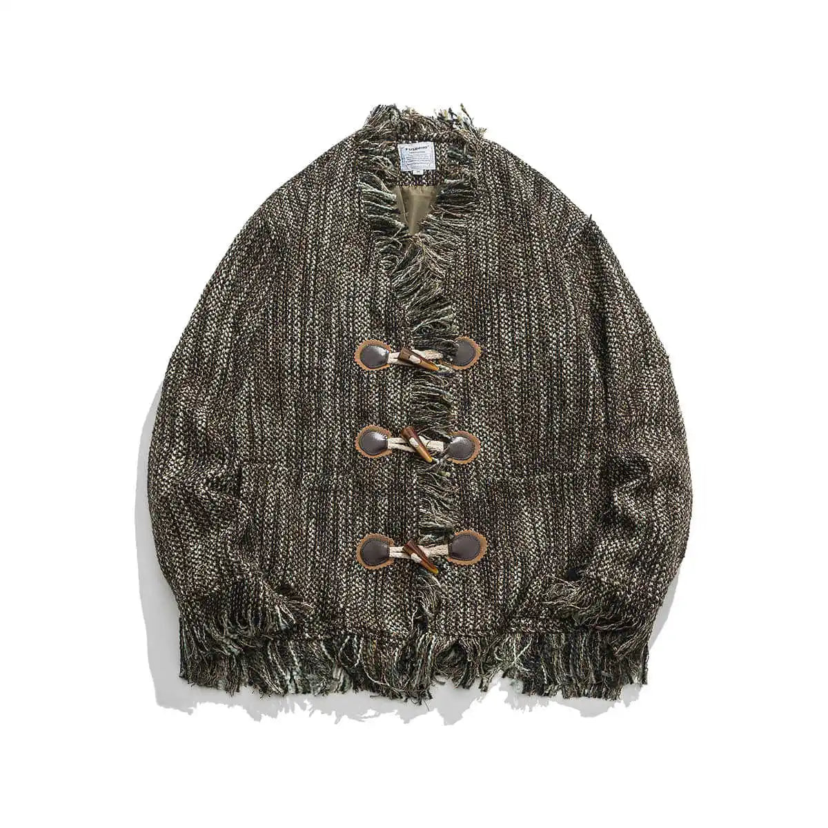 Nan streetwear fleece urban zip-up hooded