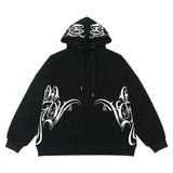 Y2K oversized shirt featuring men hip hop facemask hoodies pullover hooded sweatshirts harajuku streetwear skateboard new casual y2k unisex loose tops hoodies