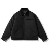 leather panel jacket, streetwear for men, men's streetwear fashion, oversized urban jacket, high quality cold-weather coat