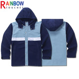 Minimalist zip-up high fashion hooded nan quilted