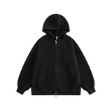 Y2K Minimalist Zip Collar Top – Winter Mens Fleece Zipper Hooded Sweatshirts 2025 New Classic Solid Color Oversized Hoodies Y2K Streetwear Outerwear Tracksuit | Zip Knit Drop #223