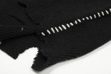 techwear flame knit sweater with structured oversized fit, ideal for cold streetwear layers, men’s streetwear clothing piece 