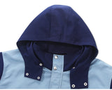 Vintage high fashion urban hooded nan bomber