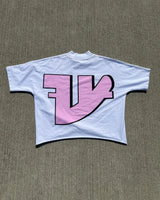 Harajuku Oversized shirt – American Fashion Trend Letter Print Pattern Oversized Short