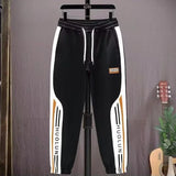 mens joggers casual pants korean sweatpants workout running gym fitness khaki sports trousers men clothing digital printing relaxed fit joggers