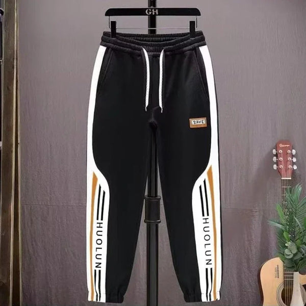 mens joggers casual pants korean sweatpants workout running gym fitness khaki sports trousers men clothing digital printing relaxed fit joggers